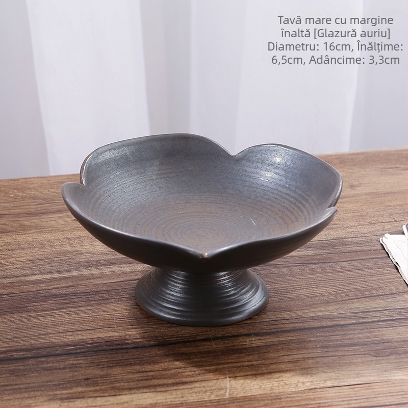 Mood Ceramics farfurie pentru fructe cu picioare înalte – ceramică, stil retro lux, lansare primăvara 2022