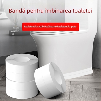 Bandă de etanșare a marginii pentru baie și bucătărie — autoadezivă, PVC, rezistentă la apă, antimucegai
