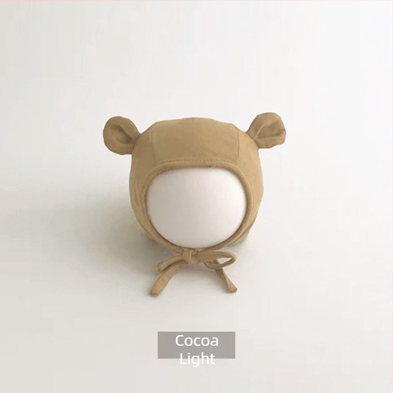 Șapcă fetală pentru nou-născuți, 0–6 luni, pentru toate sezoanele, bumbac, protecție împotriva vântului, cu vârf cupolă