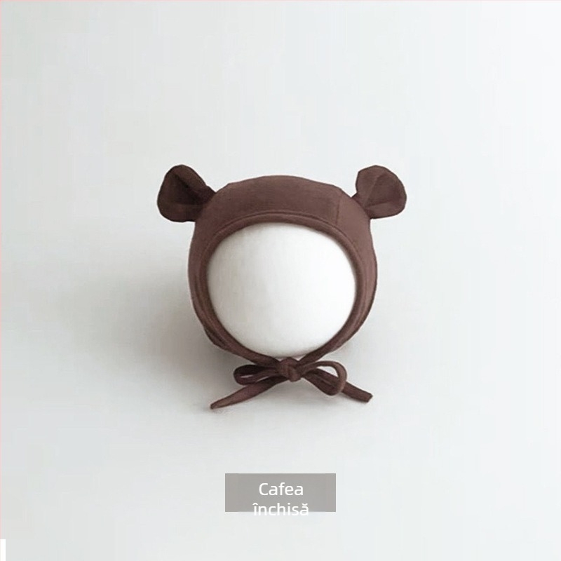 Șapcă fetală pentru nou-născuți, 0–6 luni, pentru toate sezoanele, bumbac, protecție împotriva vântului, cu vârf cupolă