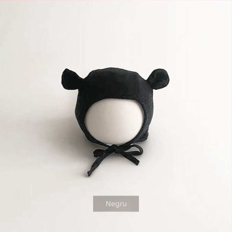 Șapcă fetală pentru nou-născuți, 0–6 luni, pentru toate sezoanele, bumbac, protecție împotriva vântului, cu vârf cupolă