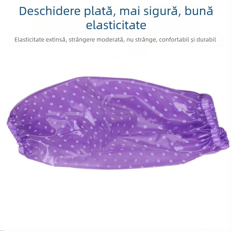 Manșon PVC de protecție, unisex, impermeabil, rezistent la ulei, la acizi și la alcalii