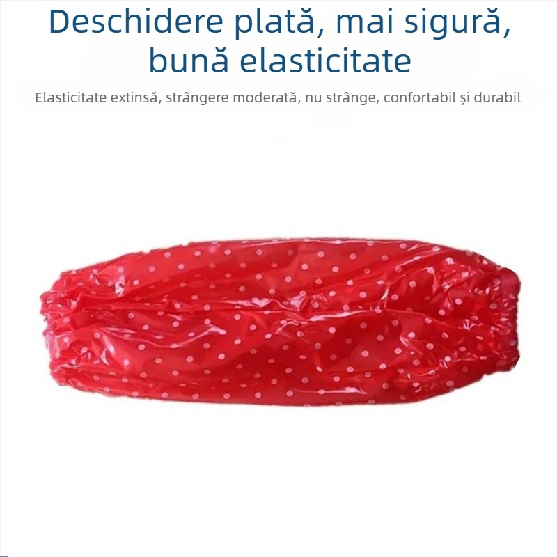 Manșon PVC de protecție, unisex, impermeabil, rezistent la ulei, la acizi și la alcalii