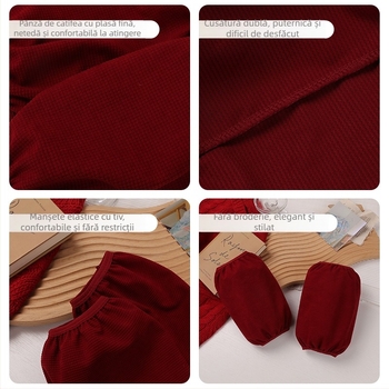 Mâneci Konohafei - Stil minimalist, model în dungi/carouri, Material anti-murdărire: Altul