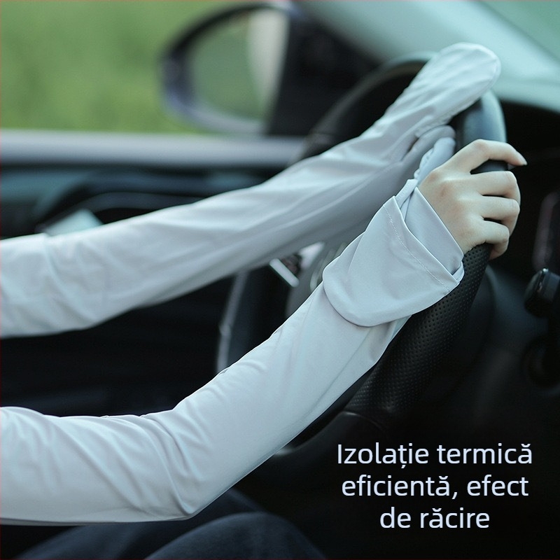 Manșete UV pentru femei, vară - croială lejeră, subțiri, pentru ciclism și condus în exterior