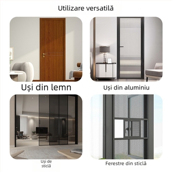 Wanson Handhandle – mâner din aliaj de aluminiu, fără găuri, pentru dulapuri, sertare și uși, autoadeziv, stil modern