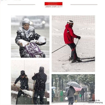 Mănuși groase de iarnă pentru bărbați și femei, bumbac și ice silk, stil flip-cover, mențin cald (Iarna 2025)