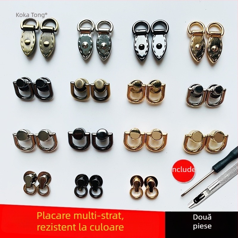 Geantă sanmushi cu accesorii metalice, curea crossbody, cârlige pentru curea, catarame bayonet, clips laterale