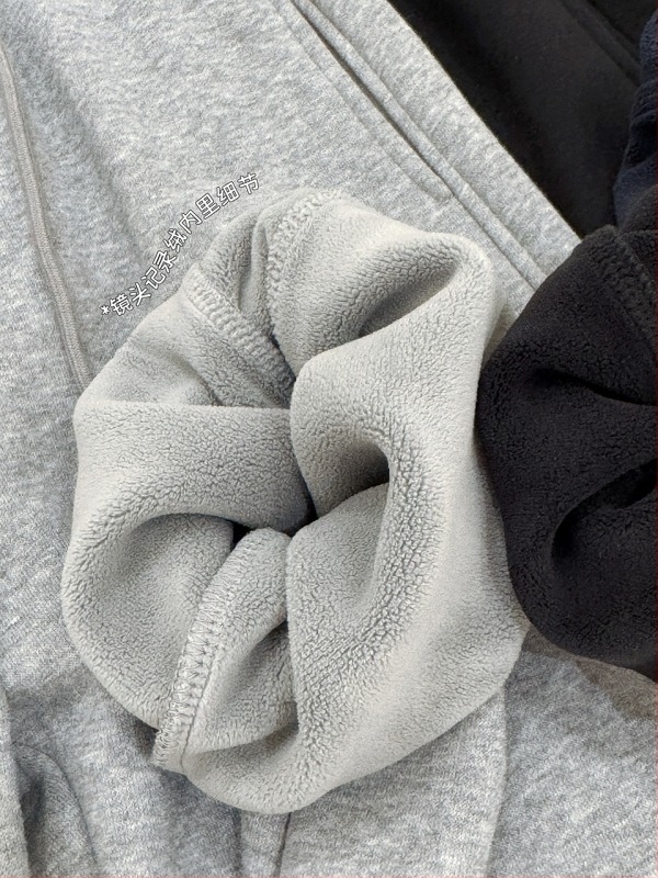 Pantaloni sport unisex din bumbac cu căptușeală fleece, lansare iarna 2025, 65% bumbac, căptușeală poliester 98%, pentru alergare și sporturi cu mingea