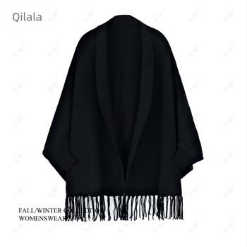 Șal pentru femei, culoare solidă, acrilic/lână artificială, țesătură warp-knit jacquard, cald pentru iarnă, primăvară și toamnă