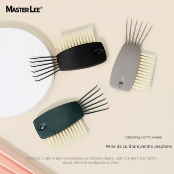 MASTERLEE Pieptene de curățare din plastic cu gheară cu aer pentru îndepărtarea părului