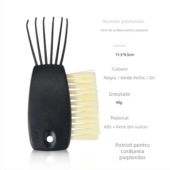 MASTERLEE Pieptene de curățare din plastic cu gheară cu aer pentru îndepărtarea părului