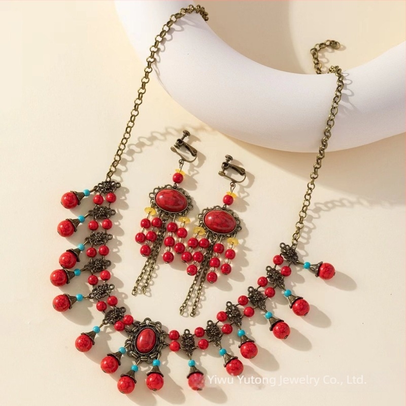 Accesoriu pentru cap Boho cu ciucuri pentru femei, stil etnic, ornament pentru frunte, aliaj, primăvara 2024