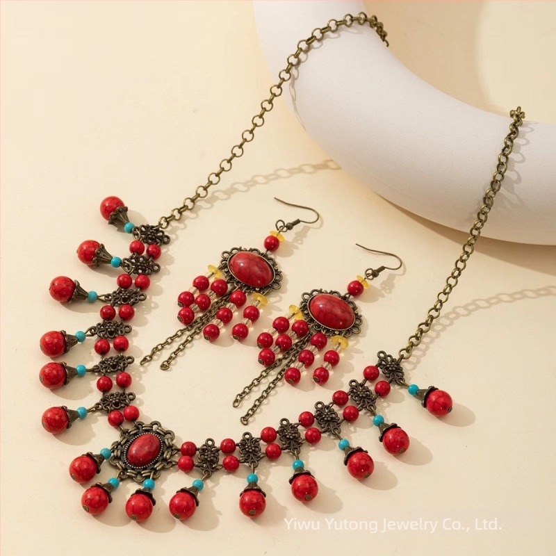 Accesoriu pentru cap Boho cu ciucuri pentru femei, stil etnic, ornament pentru frunte, aliaj, primăvara 2024