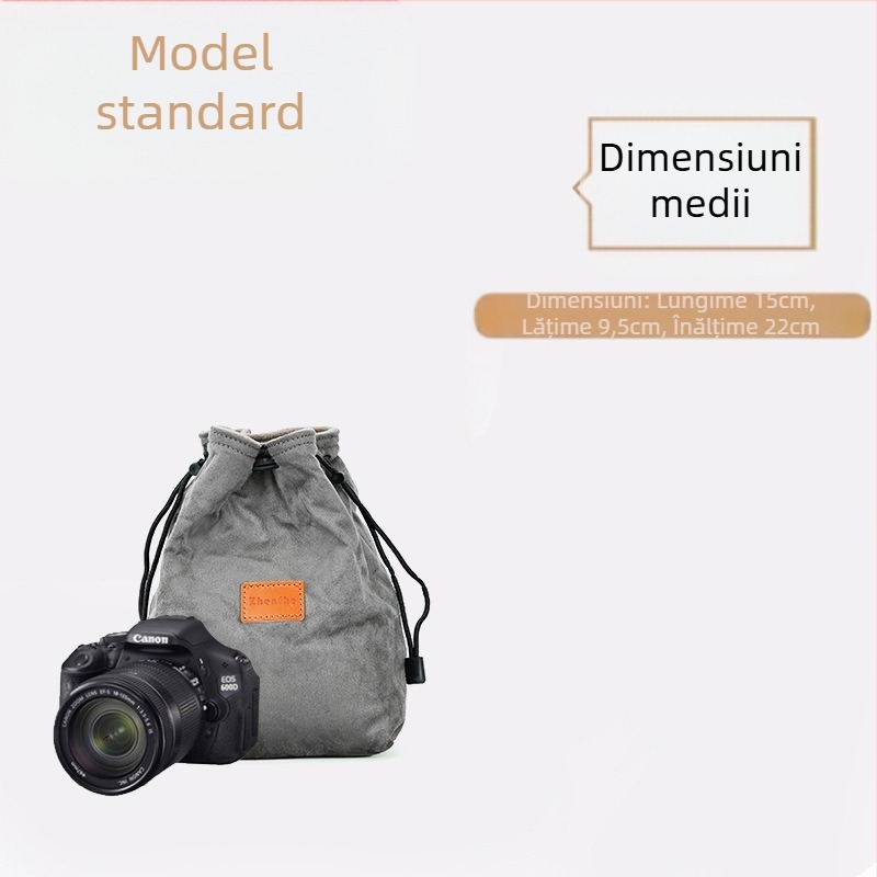 Geantă interioară pentru camere mirrorless/SLR, cu căptușeală de pluș — husă de protecție ultraușoară pentru Nikon, Canon, Sony, Fuji