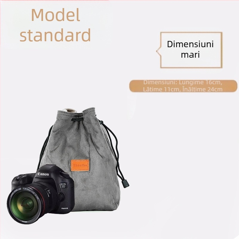 Geantă interioară pentru camere mirrorless/SLR, cu căptușeală de pluș — husă de protecție ultraușoară pentru Nikon, Canon, Sony, Fuji