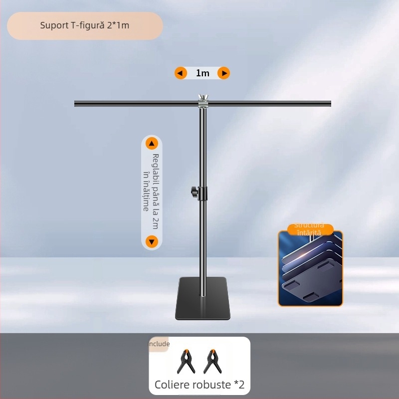 Extreme Shadow Stativ de fundal cu fundal cromakey pentru fotografia produselor — construcție din fier și ABS