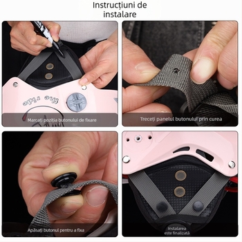 Cască pentru copii cu protecție a urechilor și căptușeală de iarnă detașabilă cu fular, potrivire universală