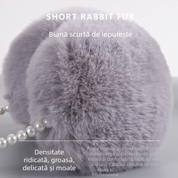 Protecții pentru urechi de iarnă unisex — poliester, pentru adulți, sezon de iarnă, păstrează căldura