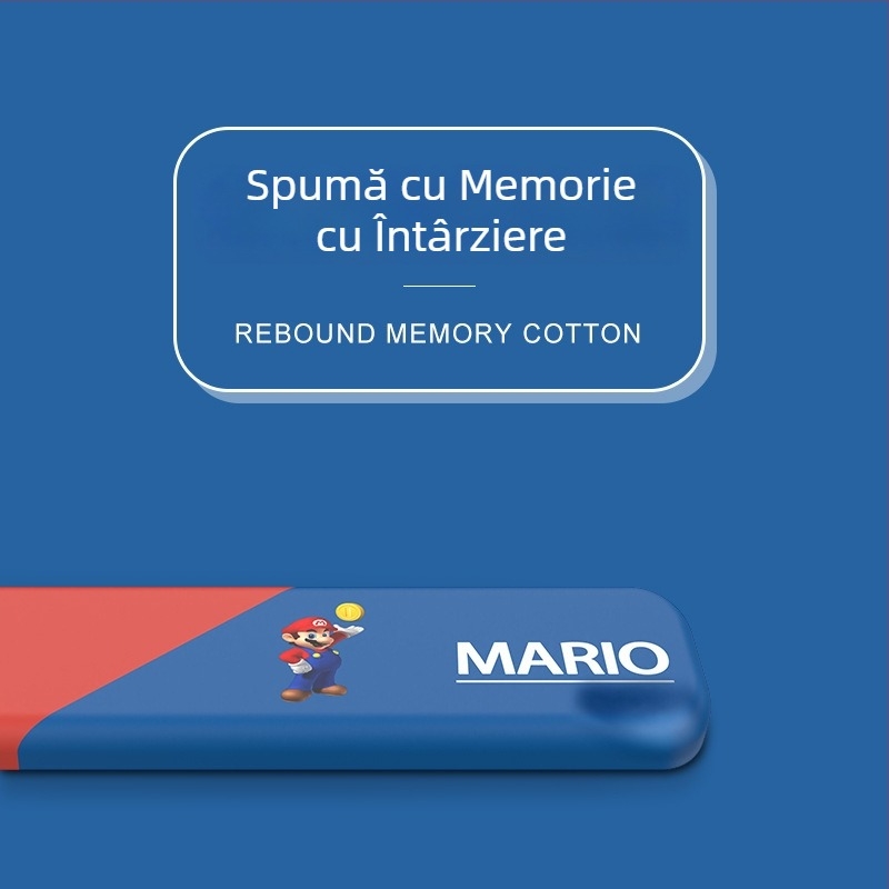 Suport pentru încheietură tastatură și mouse — silicon, spumă memory pentru odihna mâinii, design cu față dublă, temă desen animat, antiaderent, rezistent la uzură, ușor de curățat