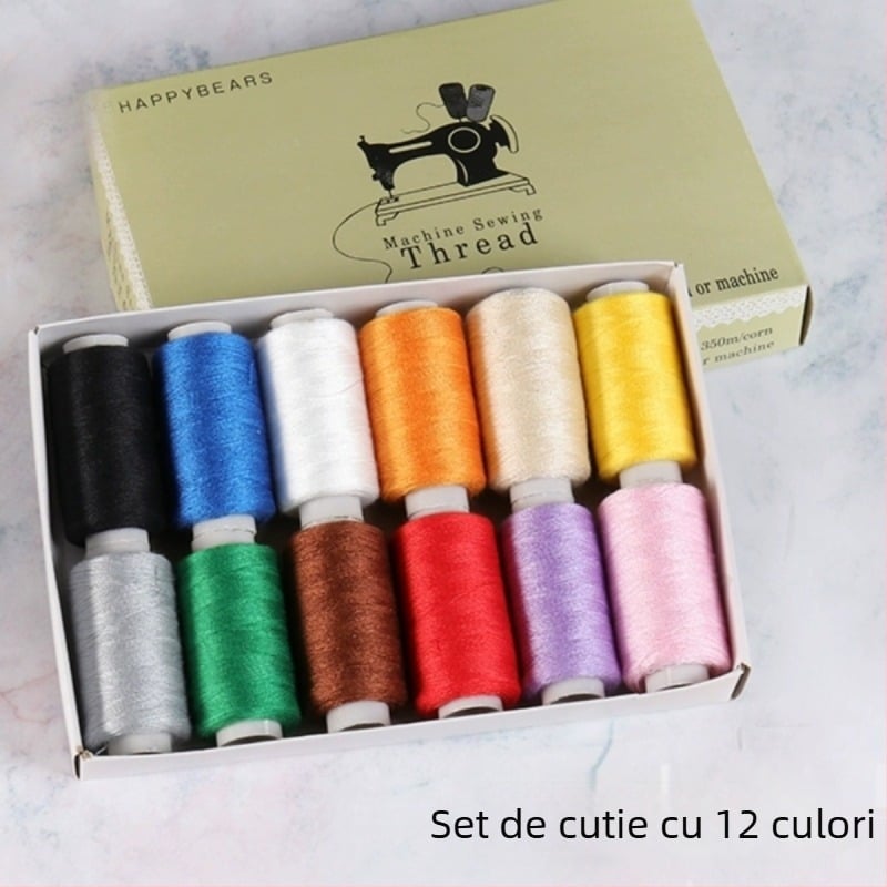 Set de fire de cusut — kit DIY manual, în cutie, stil simplu