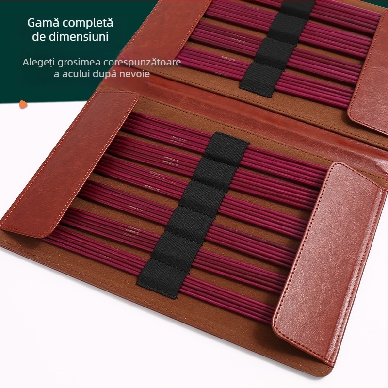 Set ace pentru pulover – ace din oxid de aluminiu, unelte pentru tricotat manual, stil minimalist