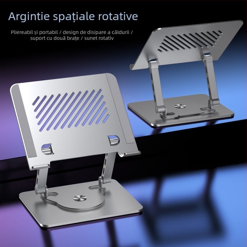 Suport pentru laptop din oțel aliat, model J29, marca Into the deer, pentru laptopuri, greutate 1680 g