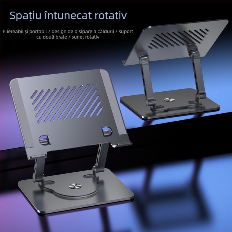 Suport pentru laptop din oțel aliat, model J29, marca Into the deer, pentru laptopuri, greutate 1680 g