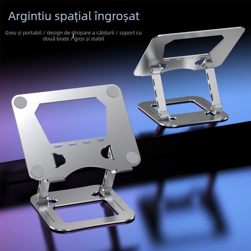Suport pentru laptop din oțel aliat, model J29, marca Into the deer, pentru laptopuri, greutate 1680 g