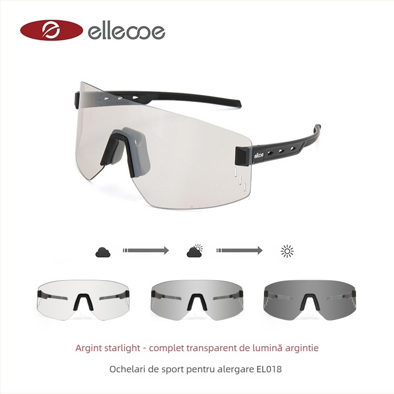 Ochelari pentru ciclism EL018, TR90, antifurt, unisex, nas reglabil, compatibili cu lentile dioptrice