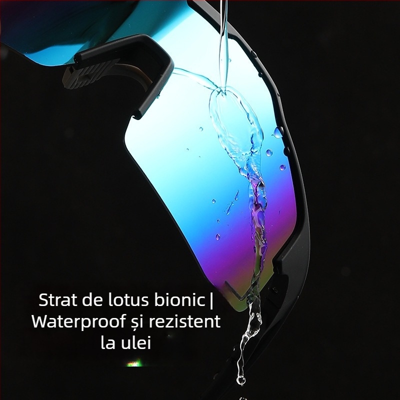 Ochelari de ciclism model 9346 cu lentile interschimbabile, rezistenți la vânt, protecție UV
