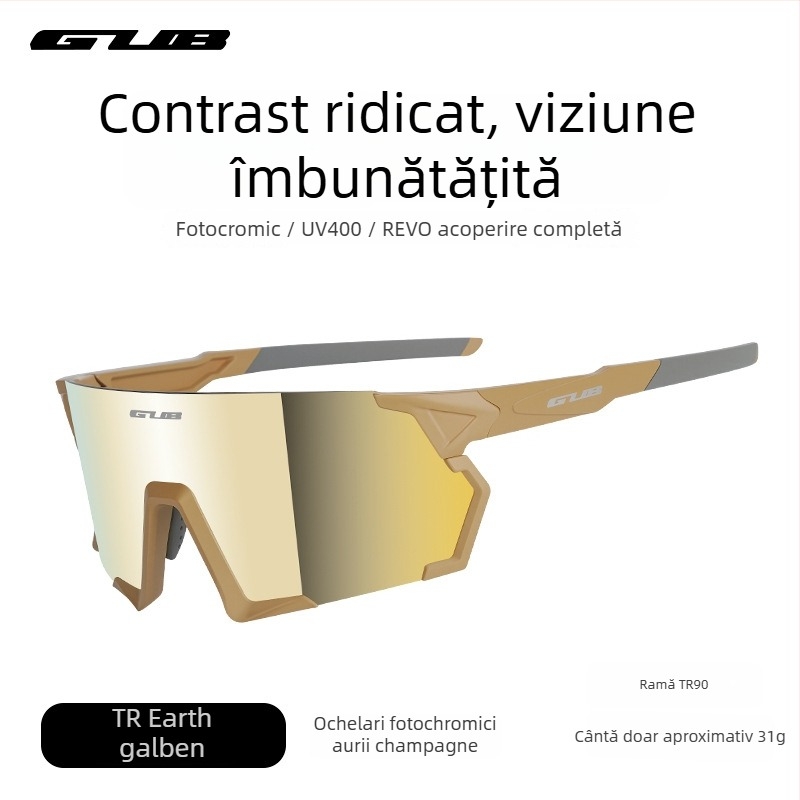 Ochelari polarizan pentru ciclism, model 8300, PC, lentile interschimbabile, compatibili cu ochelari cu dioptrii