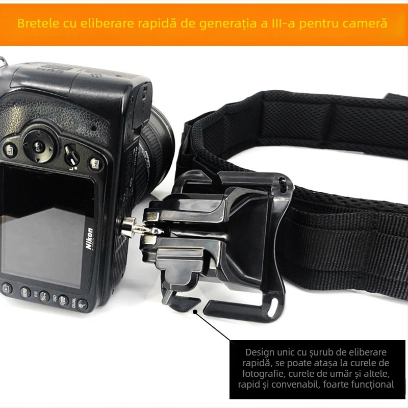 Geantă pentru obiectiv pentru aparat foto cu curea — SAFROTTO/saifutto; ușor de transportat; mostre personalizate; lansare în 2024; garanție națională