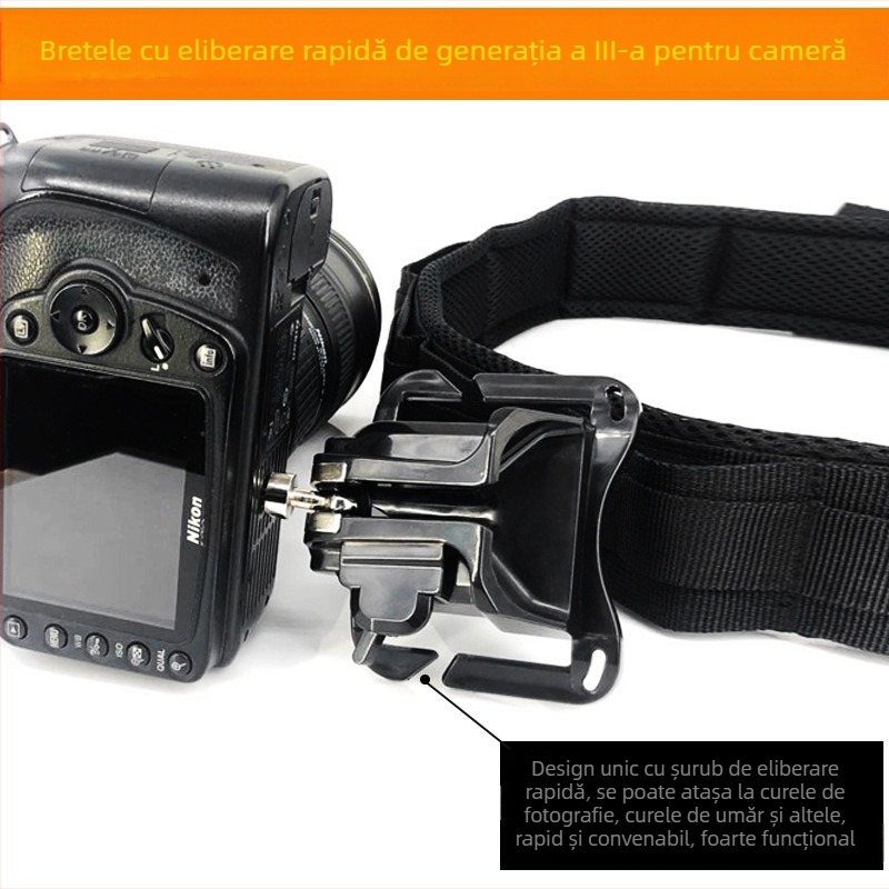 Geantă pentru obiectiv pentru aparat foto cu curea — SAFROTTO/saifutto; ușor de transportat; mostre personalizate; lansare în 2024; garanție națională