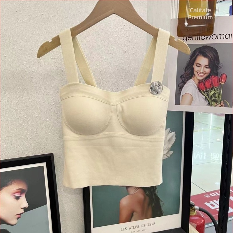 Top termic fără mâneci, guler rotund, fără cusături, material acrilic Derong, grosime moderată