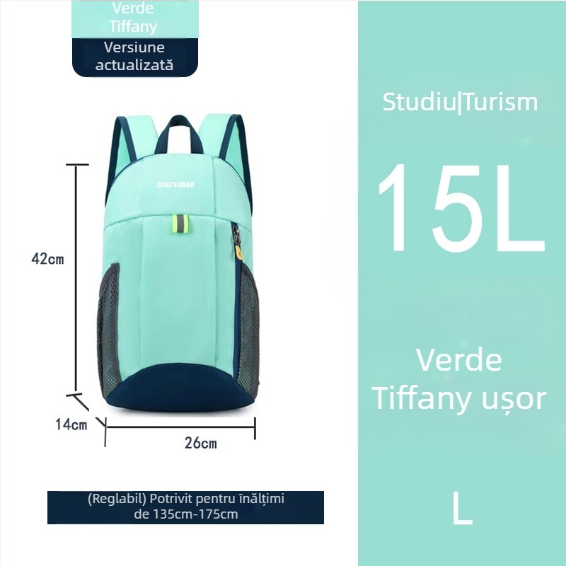 Rucsac de călătorie pentru copii — ultraușor, material Oxford; potrivit pentru 6–12 ani; bretele cu pernă de aer (material Oxford; 6–12 ani; ultraușor; bretele cu pernă de aer)