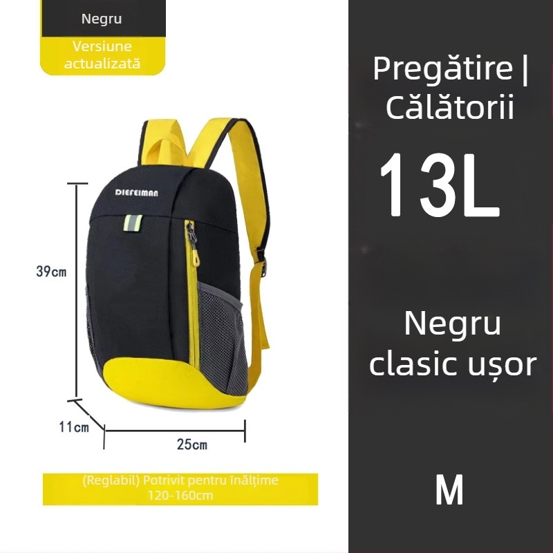 Rucsac de călătorie pentru copii — ultraușor, material Oxford; potrivit pentru 6–12 ani; bretele cu pernă de aer (material Oxford; 6–12 ani; ultraușor; bretele cu pernă de aer)
