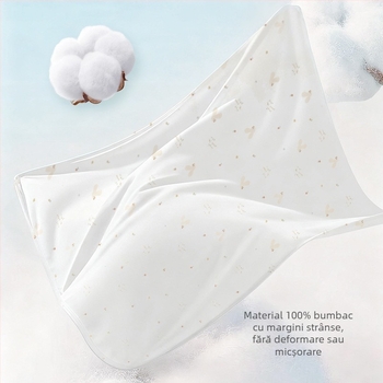 Înfășător pentru nou-născuți din bumbac 100% — model Cartoon, brand Cool qier, pentru înfășat și pătură