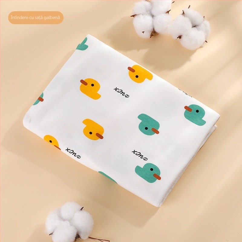Înfășător pentru nou-născuți din bumbac 100% — model Cartoon, brand Cool qier, pentru înfășat și pătură