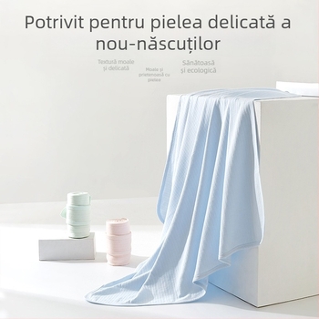 Pătură de îmbrățișare pentru sugari, umplutură din bumbac pur, material de bumbac, culoare solidă, potrivită pentru vară, primăvară și toamnă, pentru sugari și copii mici.