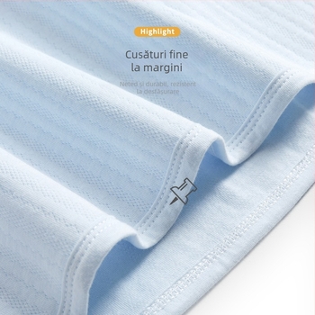 Pătură de îmbrățișare pentru sugari, umplutură din bumbac pur, material de bumbac, culoare solidă, potrivită pentru vară, primăvară și toamnă, pentru sugari și copii mici.