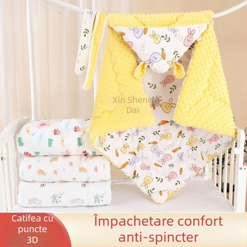 Pătură pentru nou-născuți, swaddle, utilizare de iarnă, fibră sintetică, stil modern minimalist