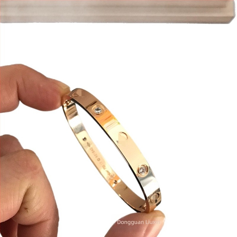 Brățară din oțel titan, electroplacare, stil unisex, 30 g, brand Good fortune, cod Lx-004