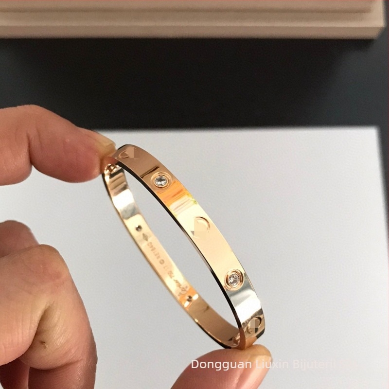 Brățară din oțel titan, electroplacare, stil unisex, 30 g, brand Good fortune, cod Lx-004