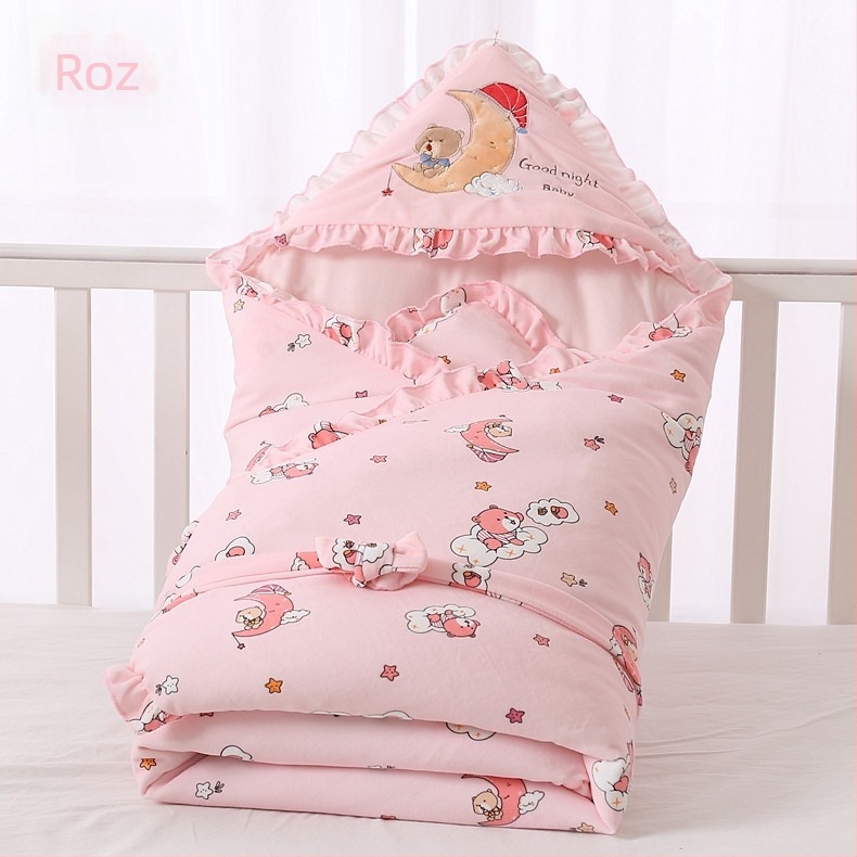 Quilt Andpeike cuvertură pentru bebeluși din catifea cristalină cu umplutură Space Cotton, pentru sugari și copii 1–3 ani