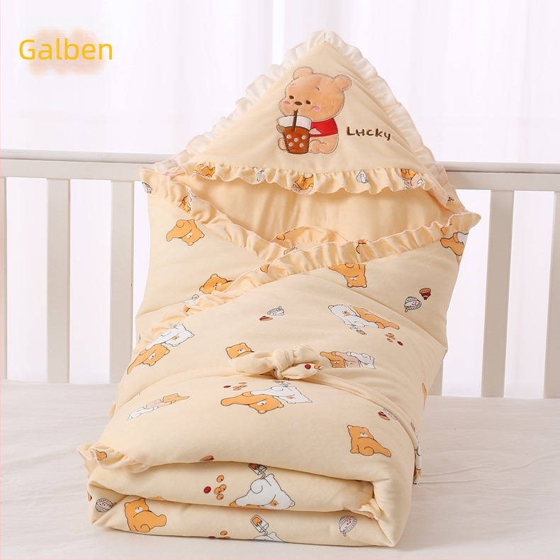 Quilt Andpeike cuvertură pentru bebeluși din catifea cristalină cu umplutură Space Cotton, pentru sugari și copii 1–3 ani