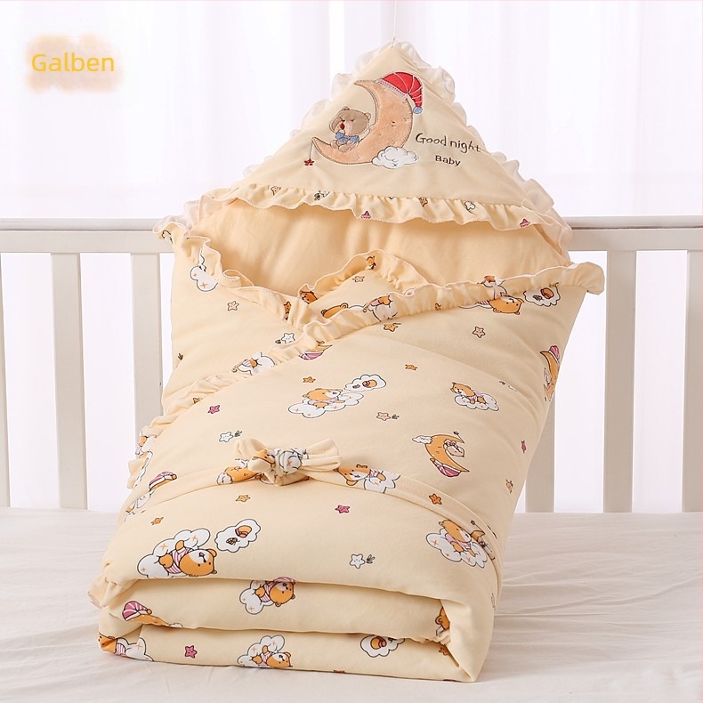 Quilt Andpeike cuvertură pentru bebeluși din catifea cristalină cu umplutură Space Cotton, pentru sugari și copii 1–3 ani