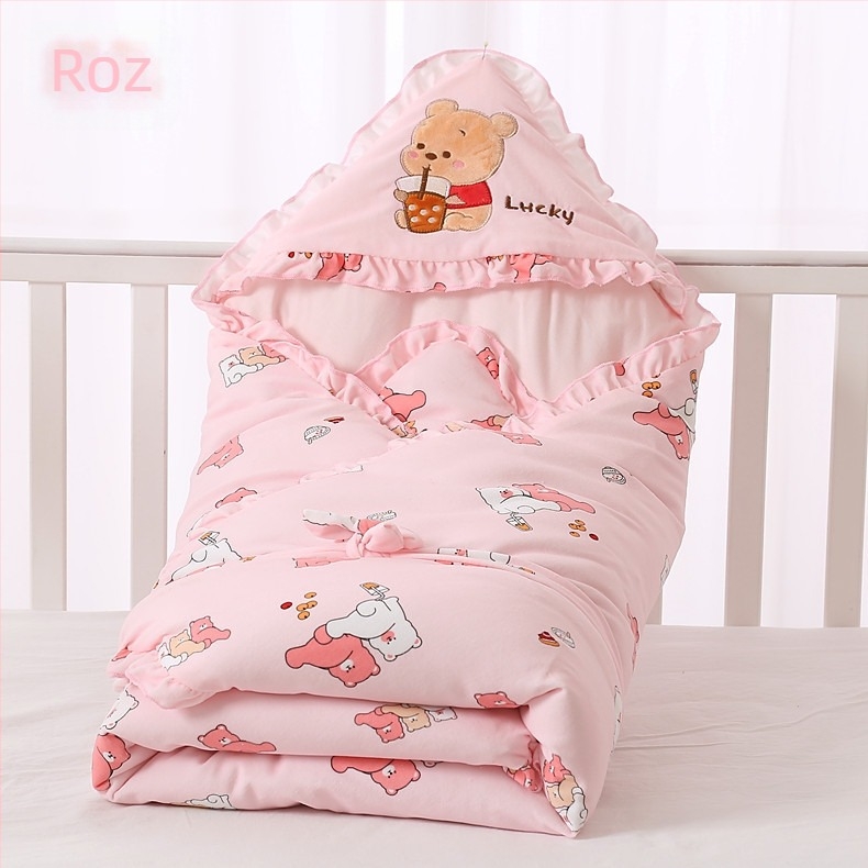 Quilt Andpeike cuvertură pentru bebeluși din catifea cristalină cu umplutură Space Cotton, pentru sugari și copii 1–3 ani