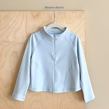 Fat Elephant Derong top din velur pentru copii, cu mâneci lungi, 100% poliester, toamnă 2025