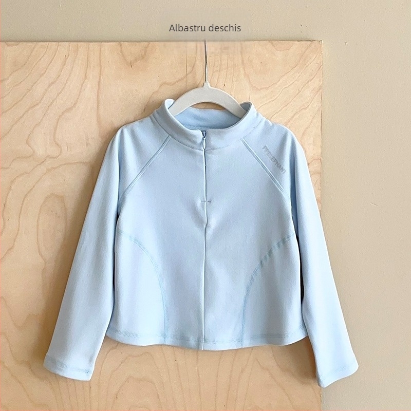 Fat Elephant Derong top din velur pentru copii, cu mâneci lungi, 100% poliester, toamnă 2025